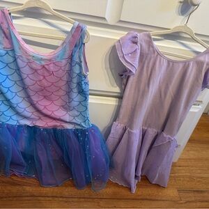 Mermaid and Fairy Kids Costume Set - Pink, Blue, Purple